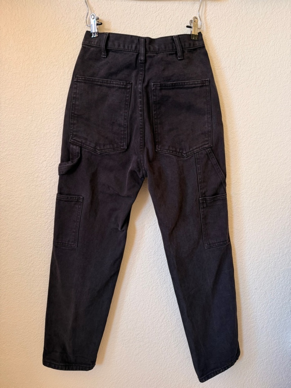 John Galt Black High-Waist Tapered Jeans - Picture 3 of 5
